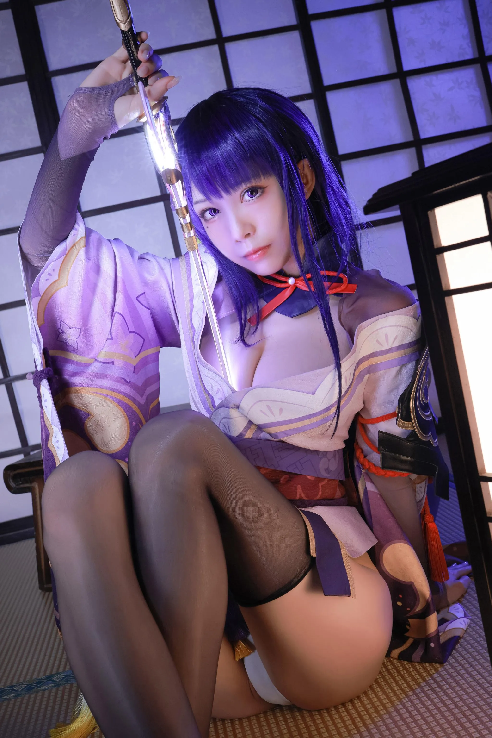 水淼Aqua – NO.103 雷电将军 [130P]插图4